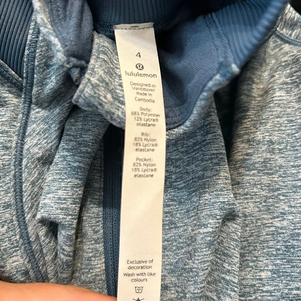 Lululemon Always Alert 1/2 zip pullover sweater long sleeve women’s 4